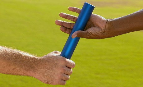 Relay baton