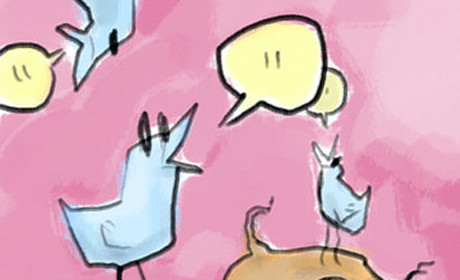 Twitter tweeting birds