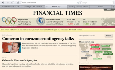 FT web app