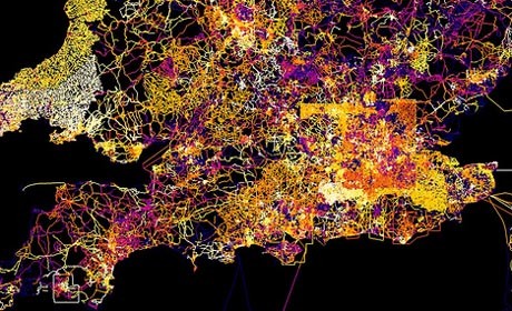 South UK map